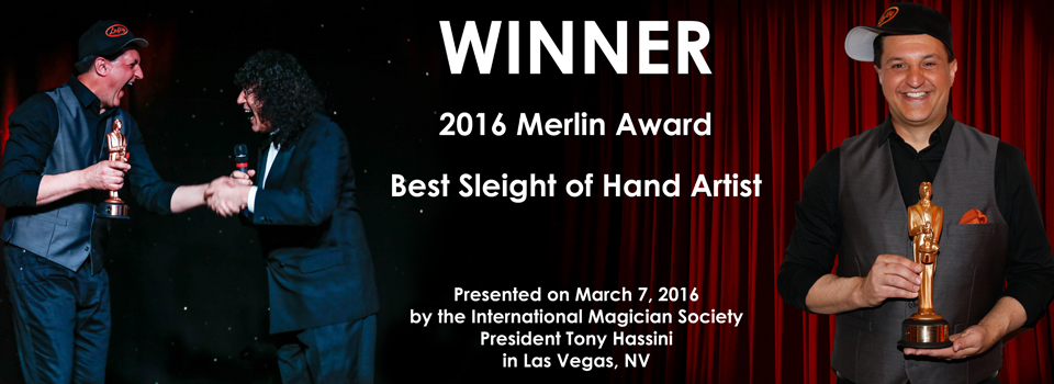 2016 Merlin Award – Best Sleight of Hand Artist