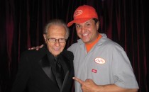 Larry King, backstage at The Larry King Cardiac Foundation Gala