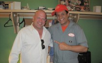Rick Harrison, from the hit TV show Pawn Stars, backstage after a performance