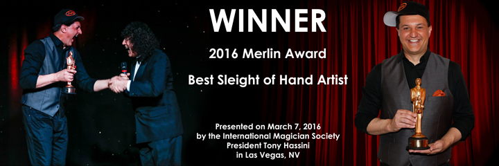 2016 Merlin Award – Best Sleight of Hand Artist